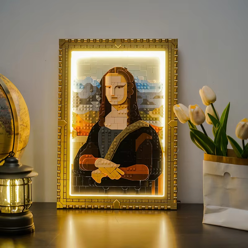 Photography Icon - DIY Mona Lisa Building Blocks –