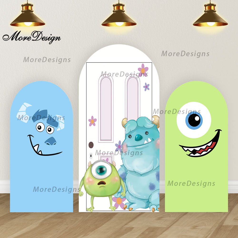 Photography University - Monsters University Arch Photo Backdrop Baby