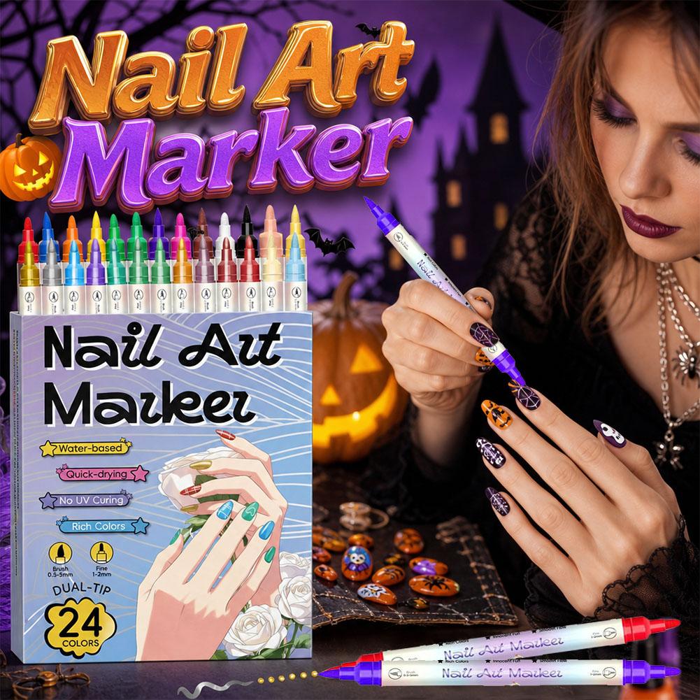 Photography Fine Art - 12/24 Colors Dual Tip Nail Art