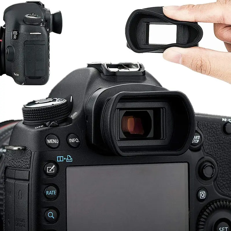 Photography Icon - Silicone Camera Viewfinder Eyepiece Eyecup For