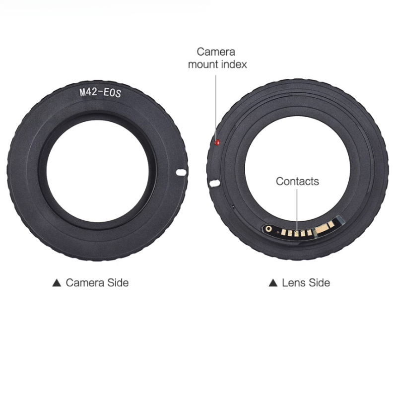 Lens Adapter Ring - M42-EOS 10 Gen Electronic Lens Adapter