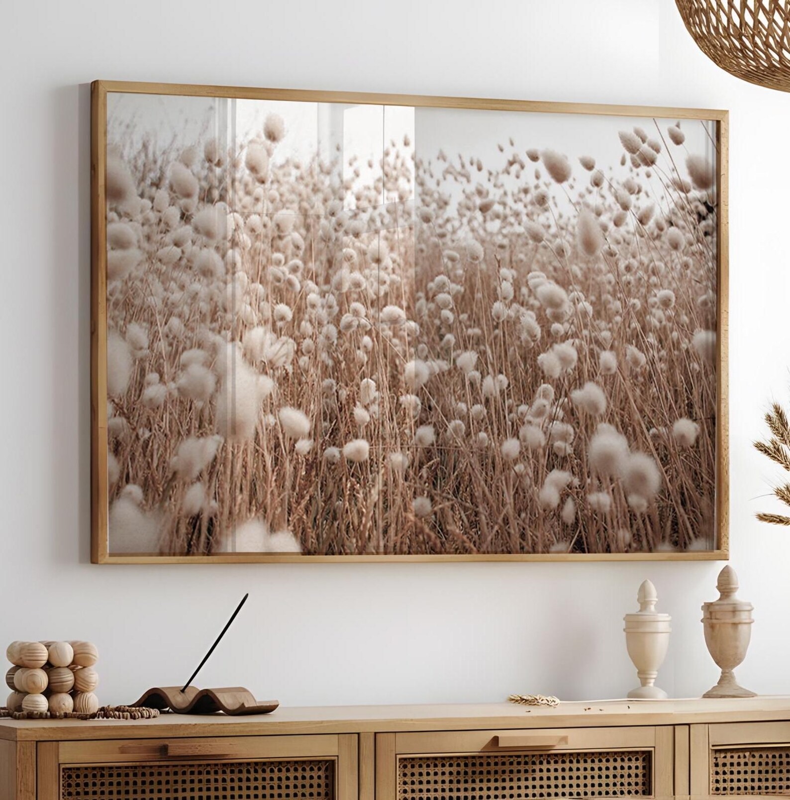Photography Fine Art - Wildflower Print, Neutral Botanical Print, Fine