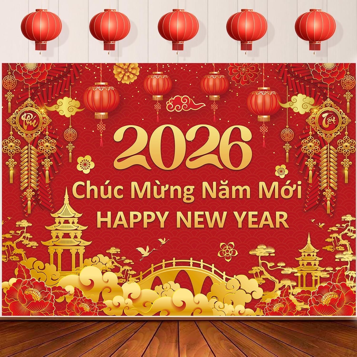 Photography Vietnam - Vietnamese New Year Backdrop 2026 Lunar
