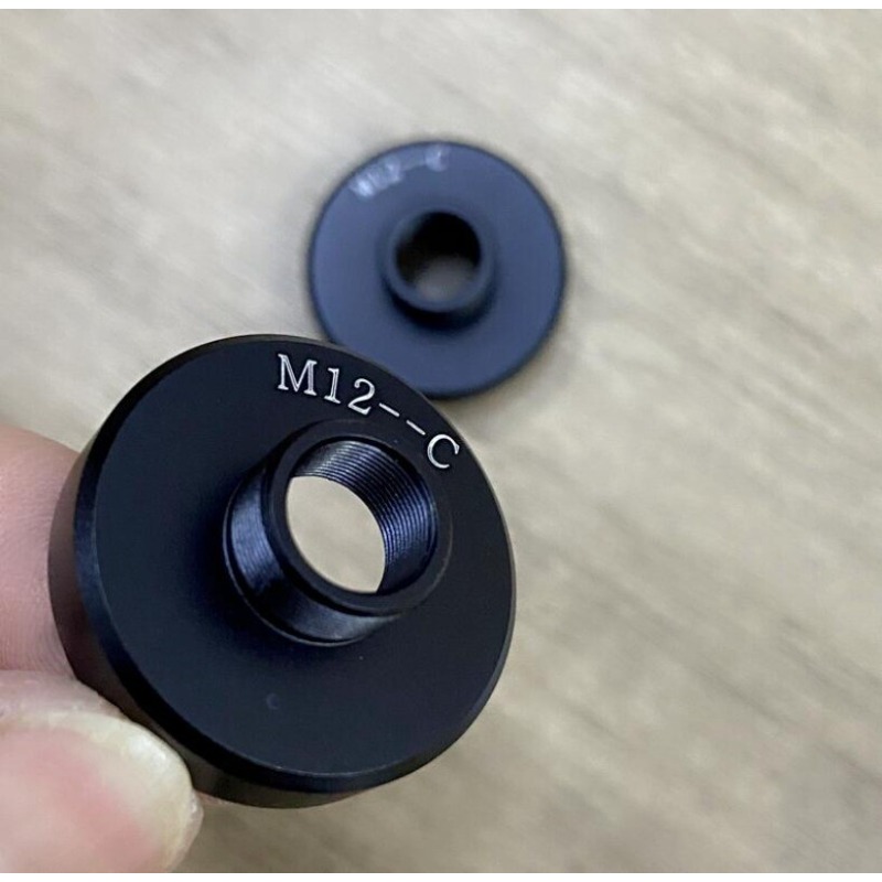 Lens Adapter Ring - 1PCS M12x0.5 CCD Microscope Camera C-mount