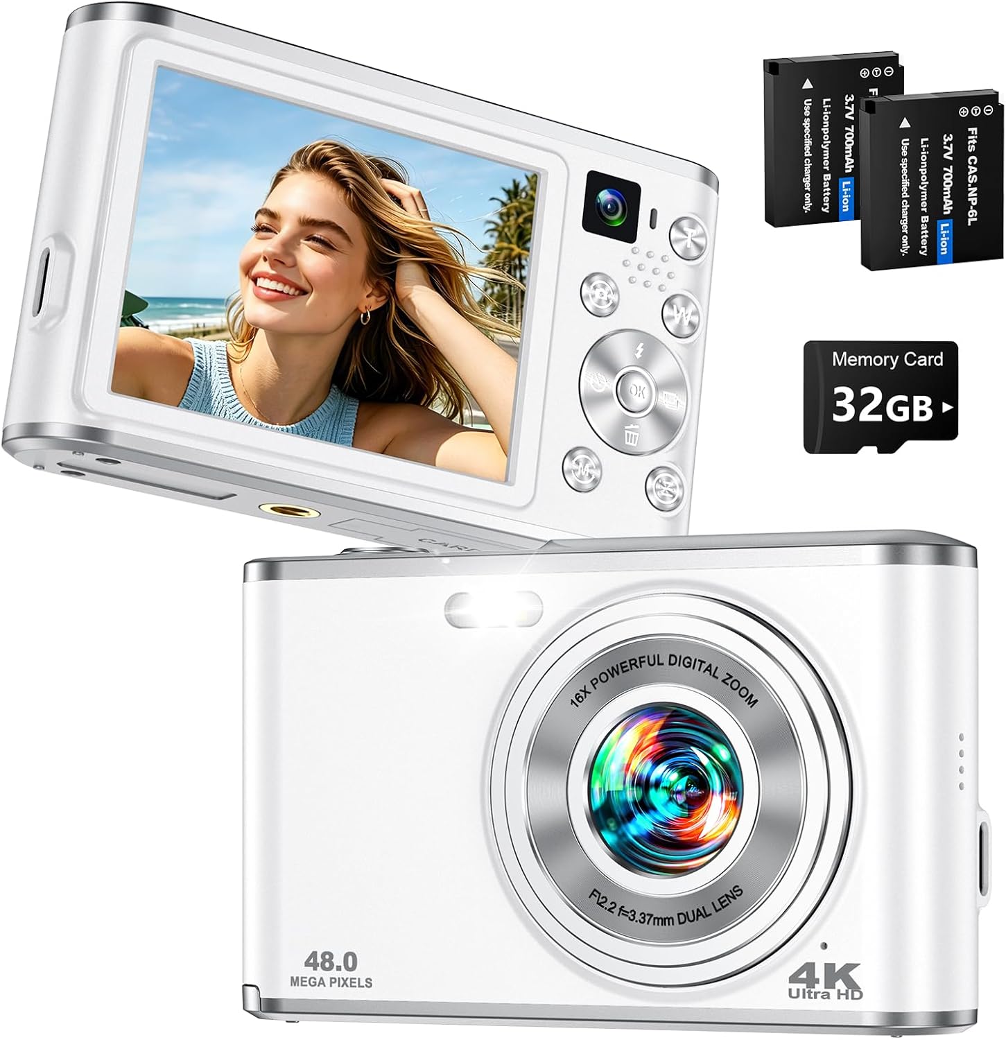 Photography Zoom - 4K Digital Camera for Vlogging and