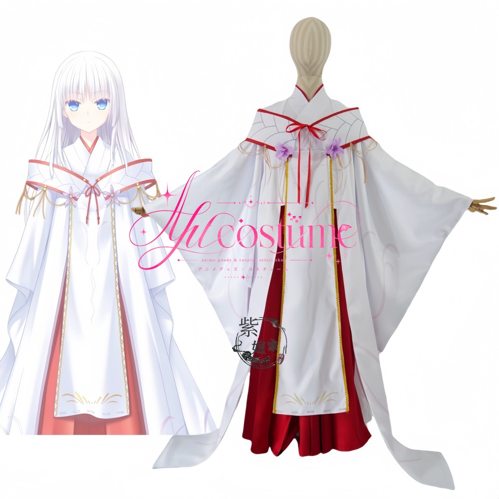 Photography Game - Naruse Shiroha Cosplay Costume Miko Style