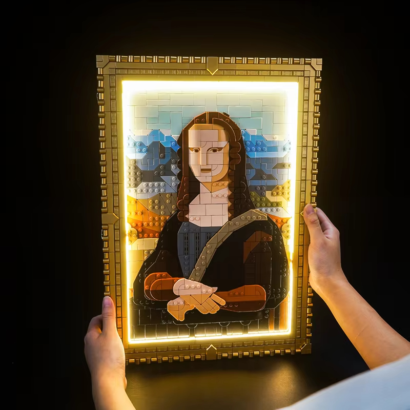 DIY Mona Lisa Building Blocks  - огляд і ціна Photography Icon