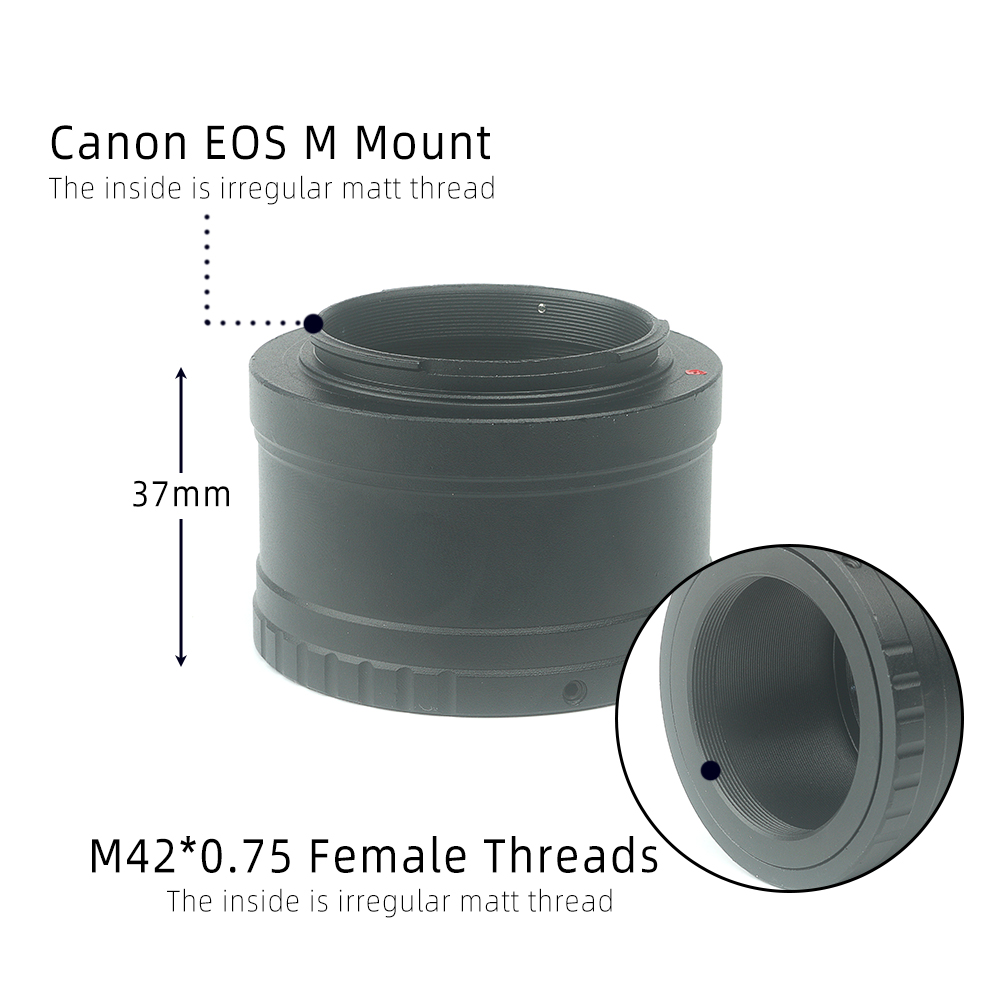 EYSDON 1.25 Inch To EOS M T-Ri - огляд і ціна Lens Adapter Ring