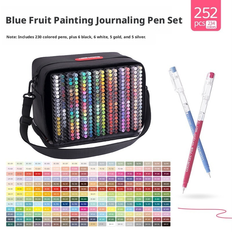 252Pcs 234 Colors Fine Tip Gel - огляд і ціна Photography Fine Art