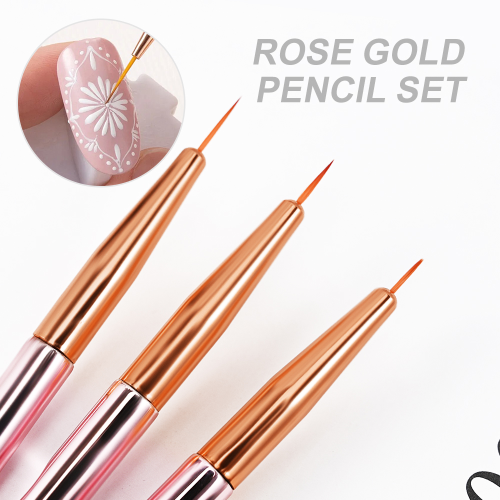 3/5Pcs/set Rose Gold  Nail Art - огляд і ціна Photography Fine Art