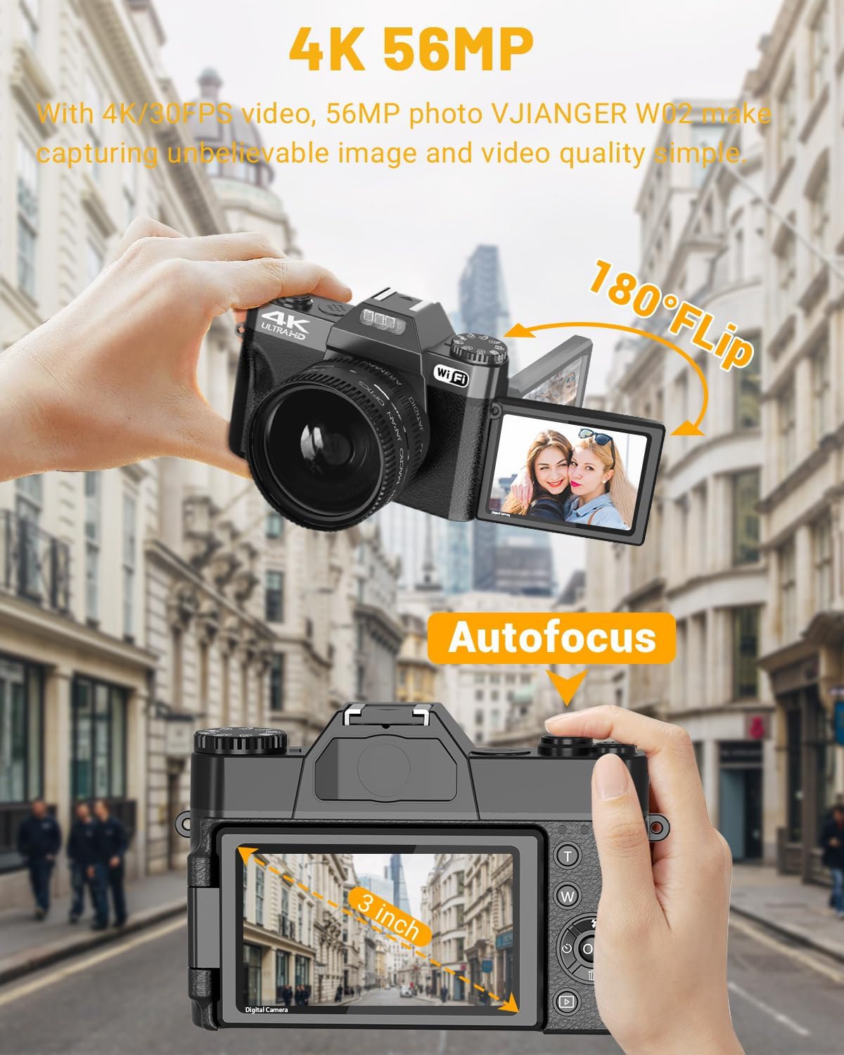 Digital Camera for Vlogging an - огляд і ціна Photography Zoom