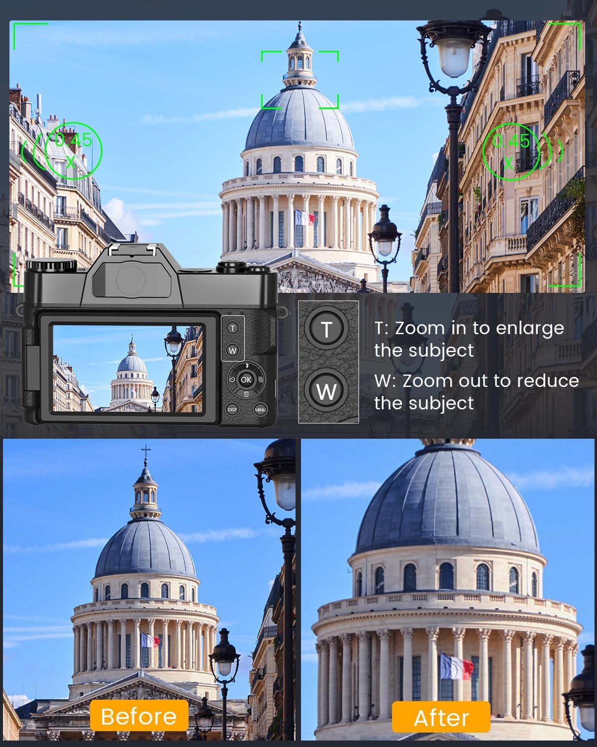 Digital Camera for Vlogging an - огляд і ціна Photography Zoom