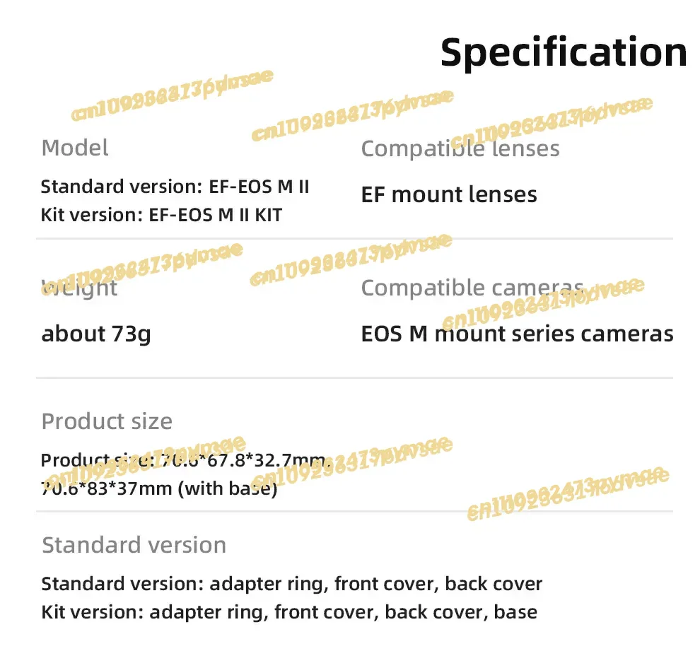 2025 New YONGNUO EFE.OSM II Au - огляд і ціна Lens Adapter Ring