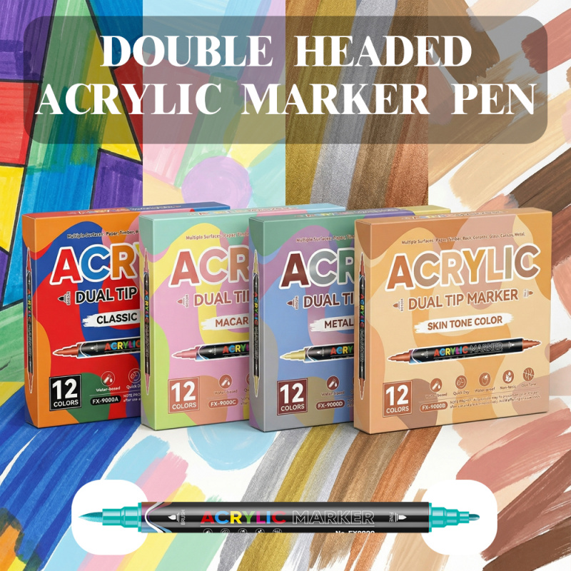 Acrylic Paint Markers,Dual tip - огляд і ціна Photography Fine Art