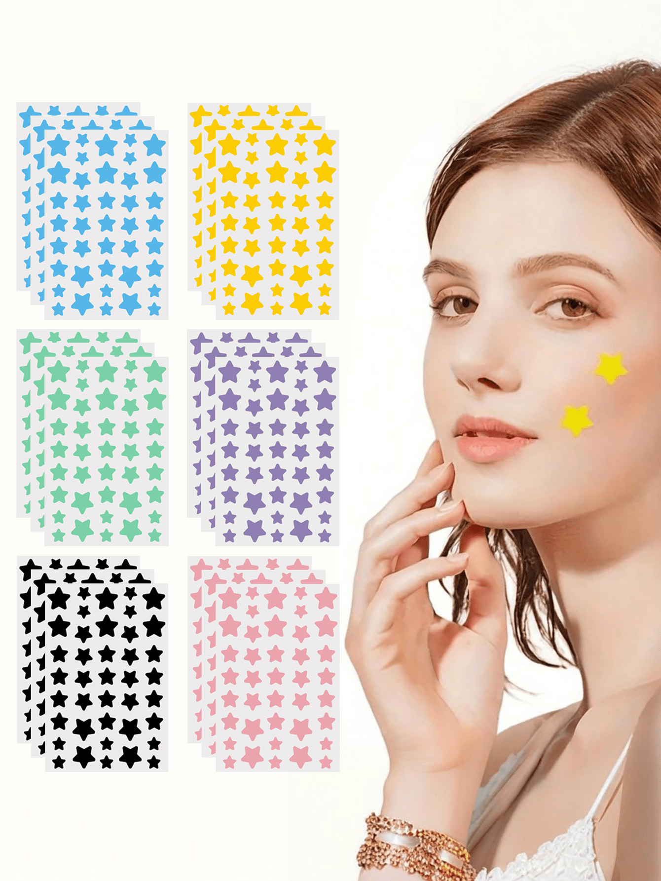 240 Pieces/Cute Star Face Stic - огляд і ціна Photography Day