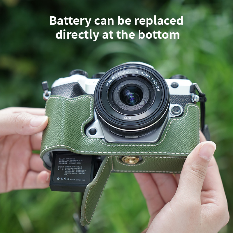 Leather Camera Half Case Shoul - огляд і ціна Photography Icon