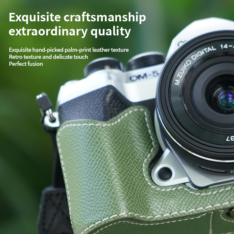 Leather Camera Half Case Shoul - огляд і ціна Photography Icon