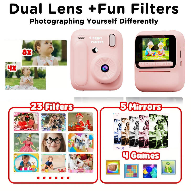 Color Printing Camera Kids Ins - огляд і ціна Photography Game