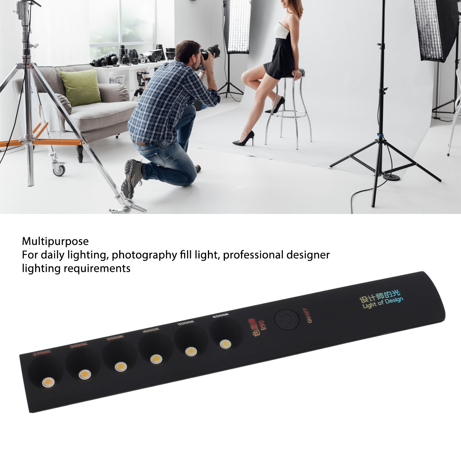 Video Light Wand Portable Colo - огляд і ціна Photography Videos