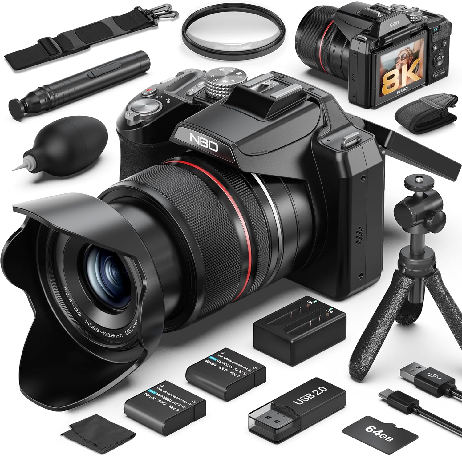 Professional 8K 64MP Photograp - огляд і ціна Photography Zoom