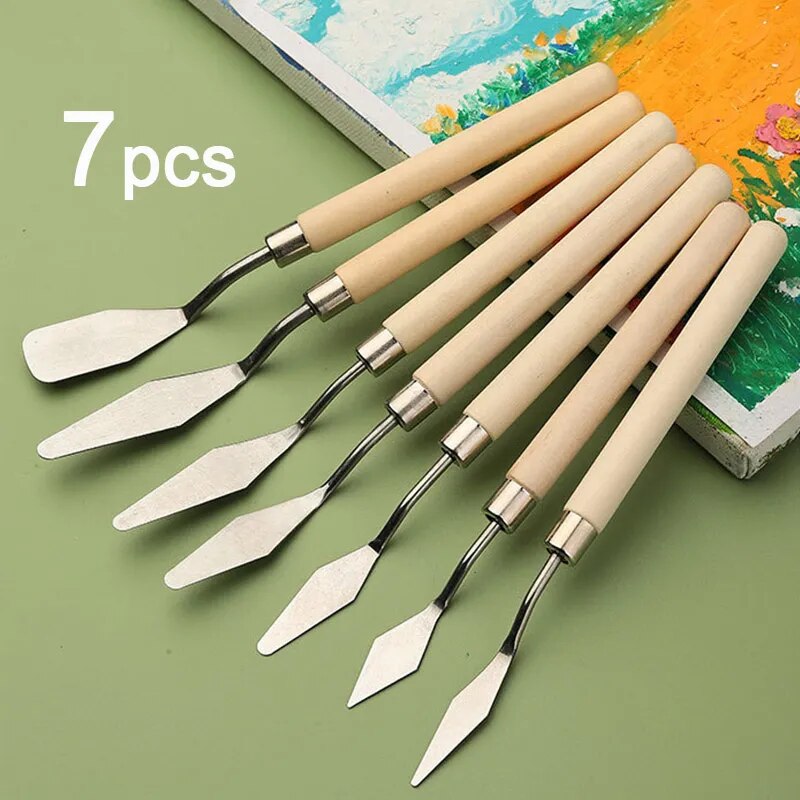 7Pcs Stainless Steel Palette K - огляд і ціна Photography Fine Art