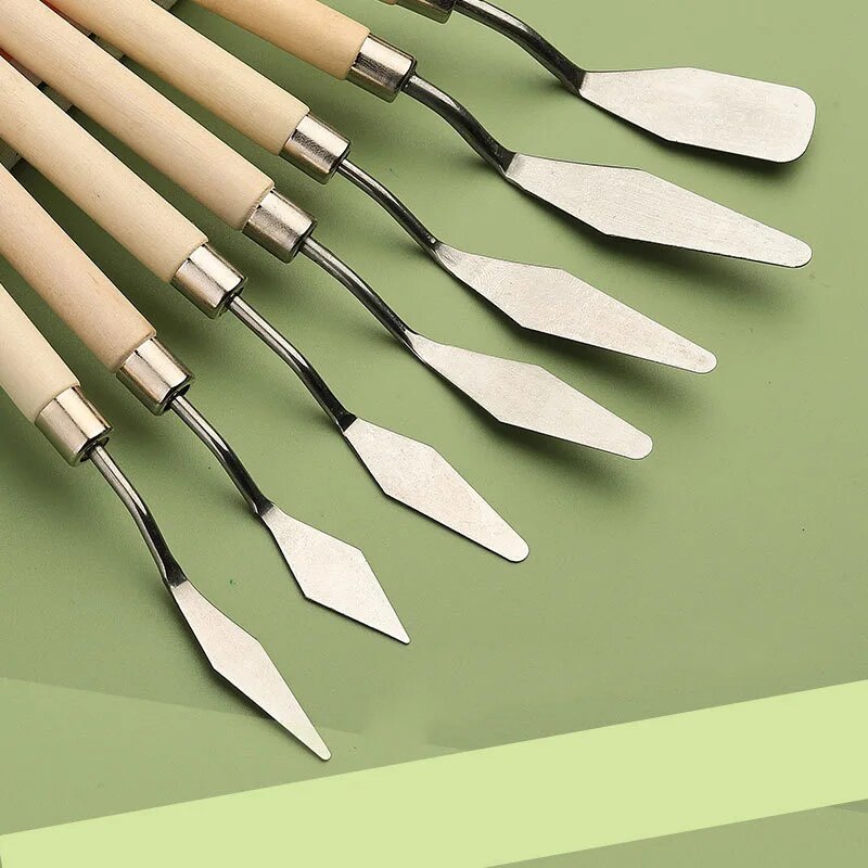 7Pcs Stainless Steel Palette K - огляд і ціна Photography Fine Art