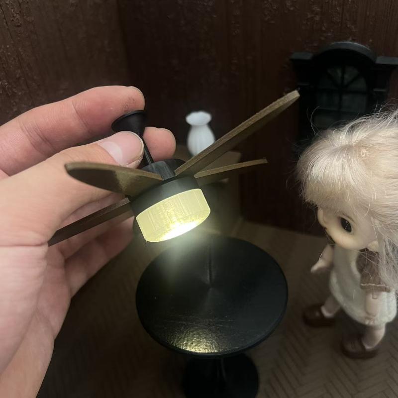 Miniature Ceiling Fan with LED - огляд і ціна Photography Natural Lighting