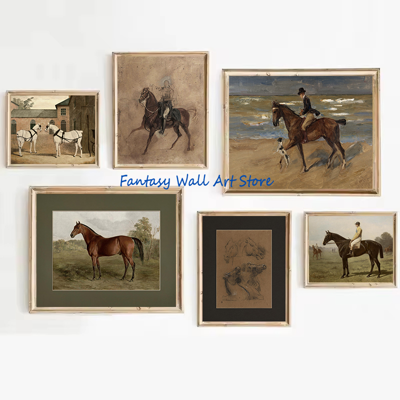 Vintage Horse Art Vintage Styl - огляд і ціна Photography Fine Art