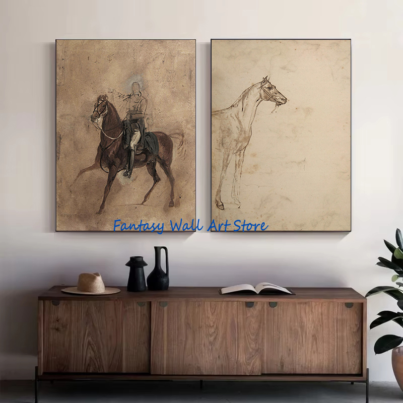 Vintage Horse Art Vintage Styl - огляд і ціна Photography Fine Art