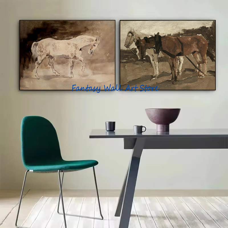 Vintage Horse Art Vintage Styl - огляд і ціна Photography Fine Art