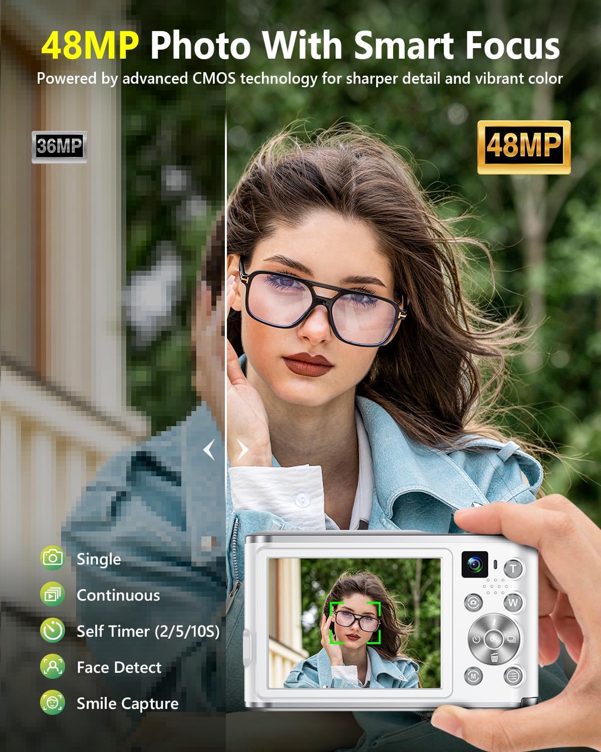 4K Digital Camera for Vlogging - огляд і ціна Photography Zoom